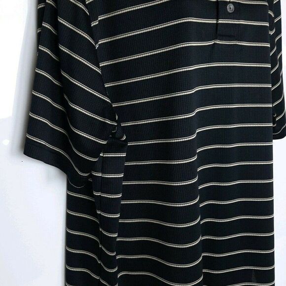CHAMPION BLACK‎ &Yellow Golf Short Sleeve Shirt XL - Picture 6 of 10